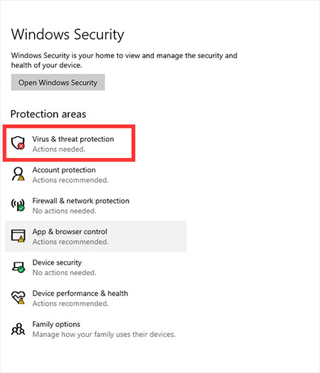 windows security