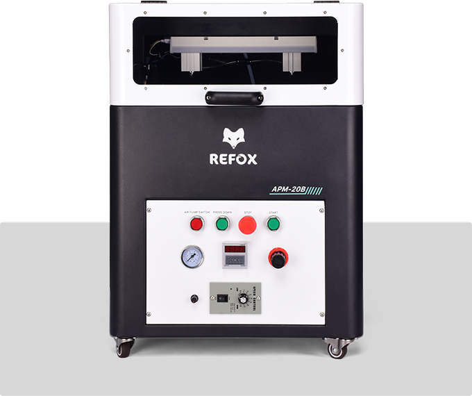 refox apm-20b desktop screen polishing machine