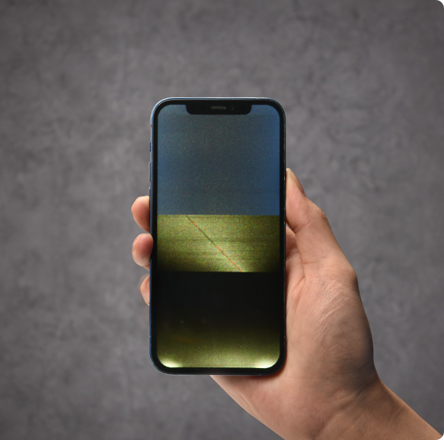 Screen damaged