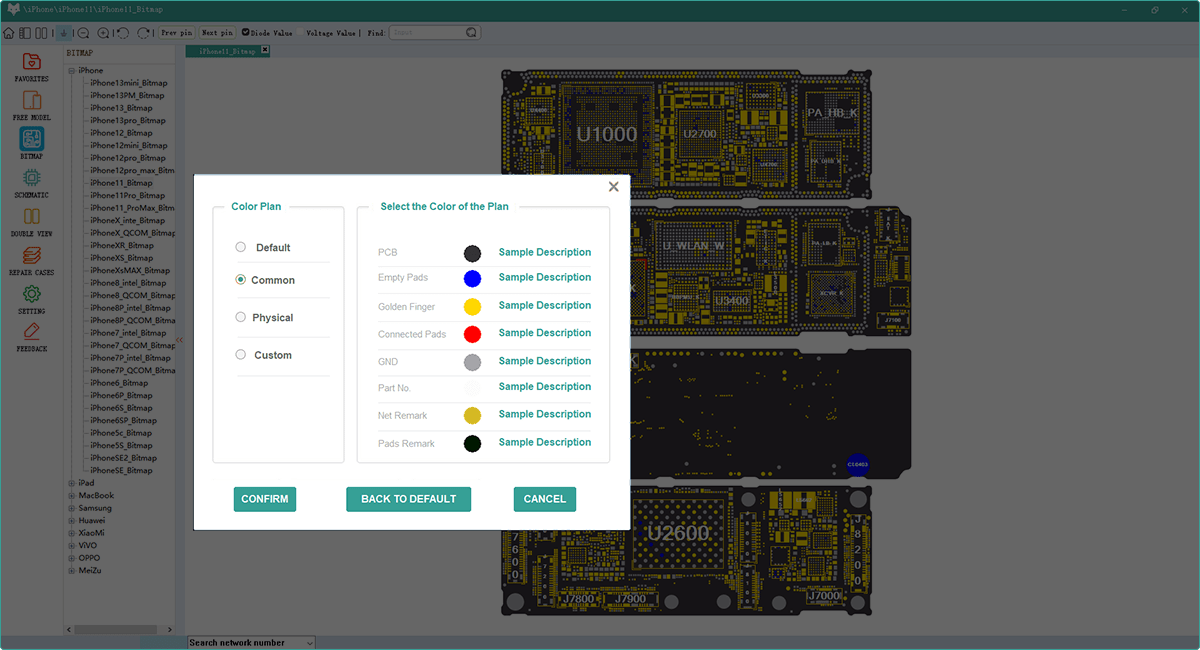 Color Template Setting