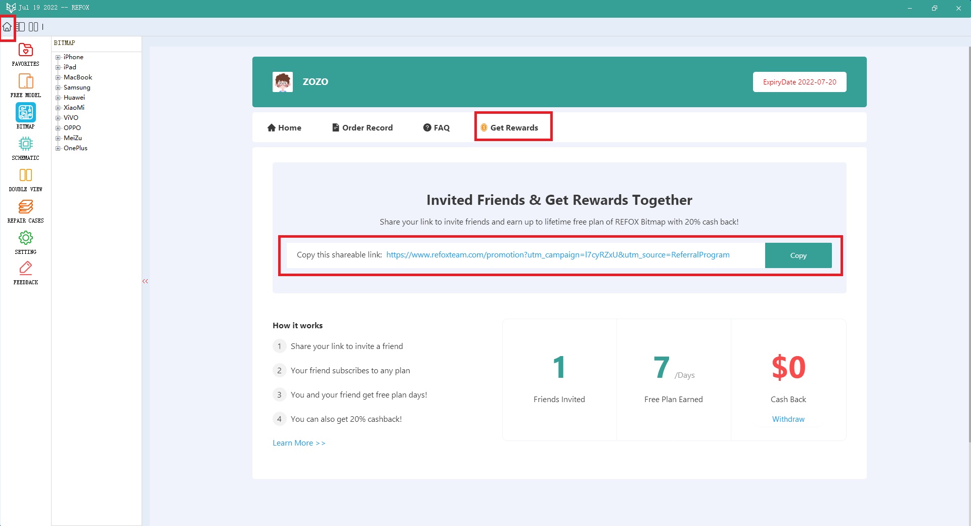 refox invitation